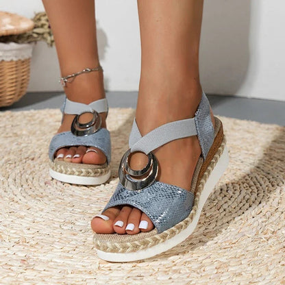 Zinnia™ | Orthopädische Sandalen mit Keilabsatz