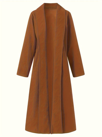 Gwendolyn | Manteau long drapé