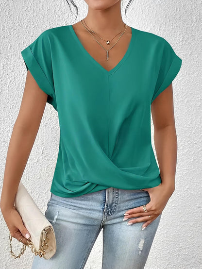 Gemma™ | Haut fluide drapé