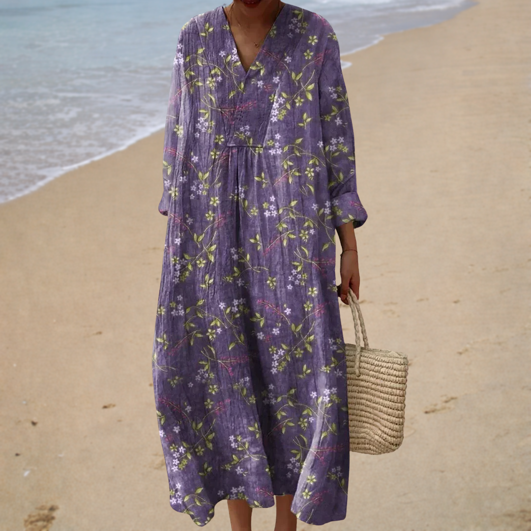 Solène™ | Robe Longue Fleurie