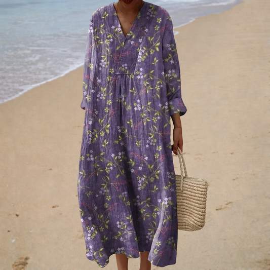 Solène™ | Robe Longue Fleurie