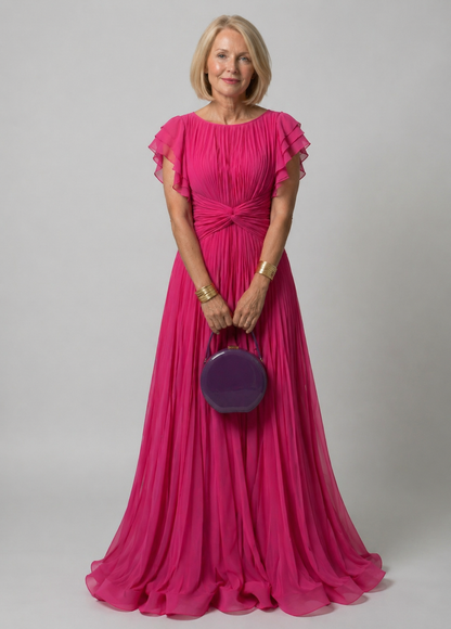 Zoé™ | Robe de soirée plissée