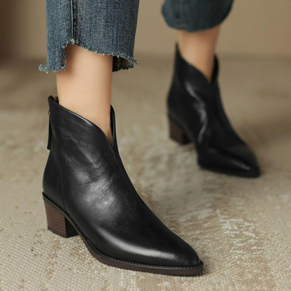 Alwine™ | Bottines élégantes en cuir