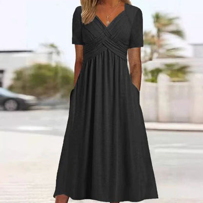 Hainah™ | Robe flatteuse à encolure en V