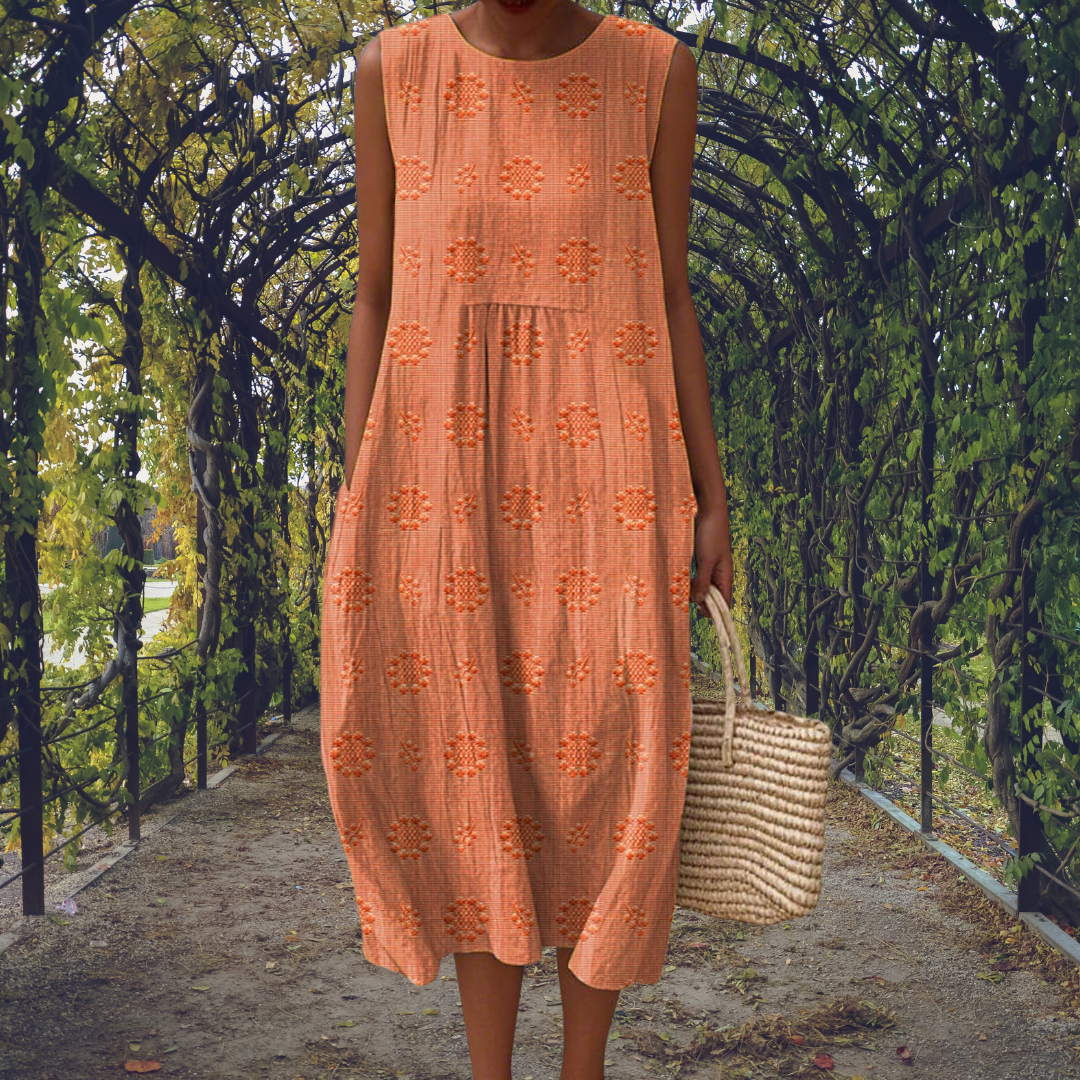 Aikaterini™ | Robe sans manches élégante avec poches