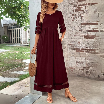 Aubrey™ | Robe midi flatteuse qui lisse le ventre