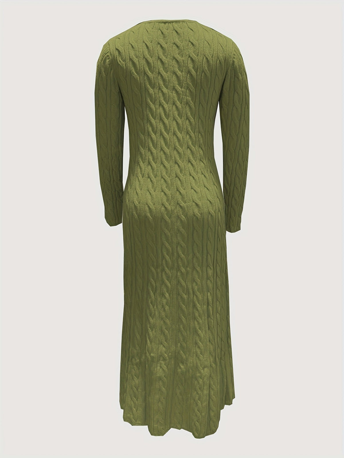 Lucinda | Robe longue en maille torsadée