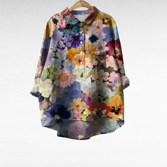 Éléonore™ | Blouse printanière artistique