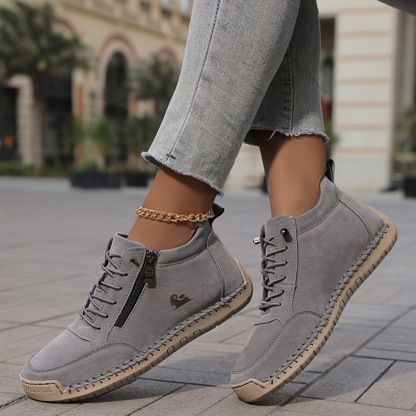 Bérénice™ | Baskets orthopédiques zippées