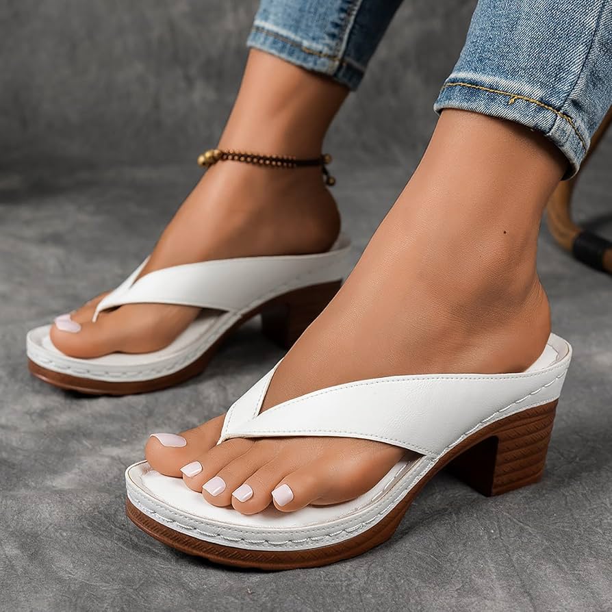 NASSIMA™ | SANDALES À TALON BLOC