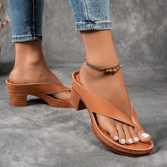 NASSIMA™ | SANDALES À TALON BLOC