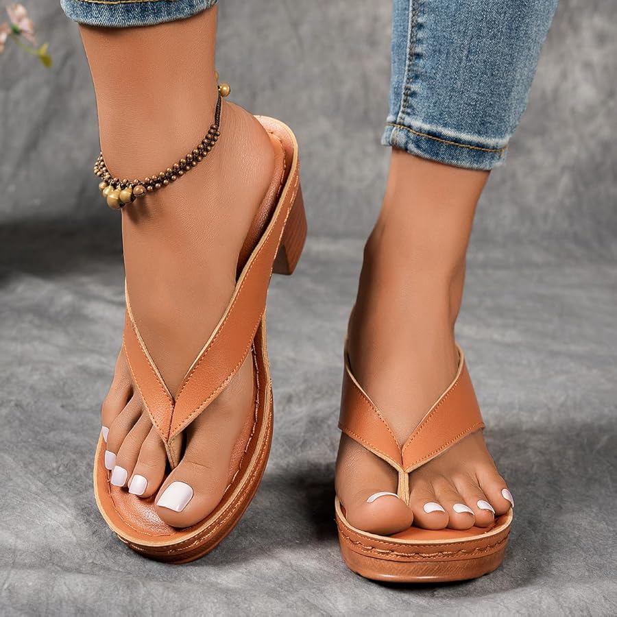 NASSIMA™ | SANDALES À TALON BLOC
