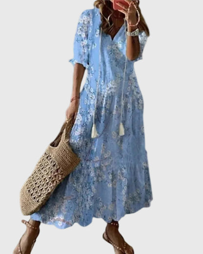 Amalia™ | Robe maxi d'été bohème vintage