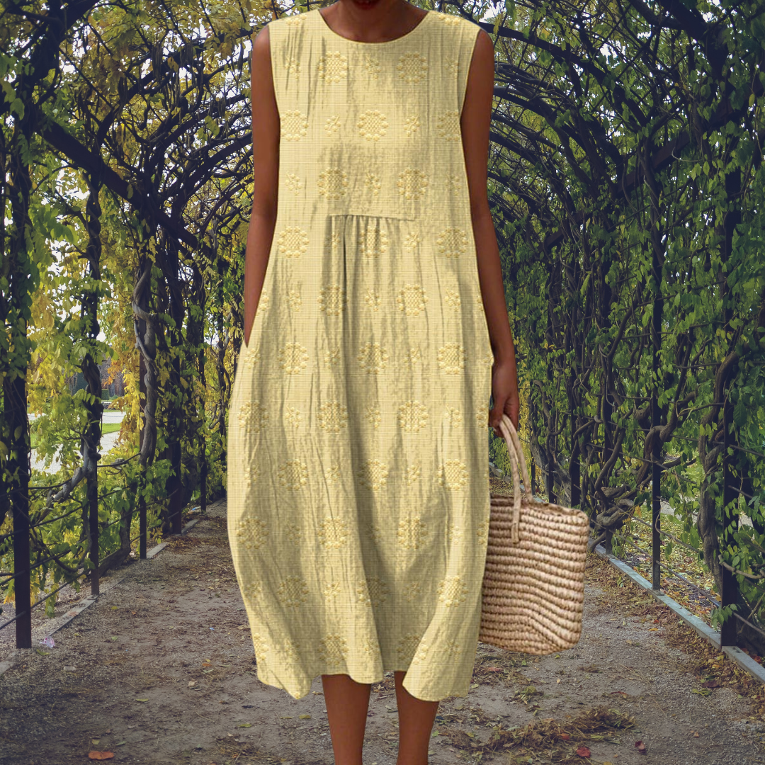 Aikaterini™ | Robe sans manches élégante avec poches