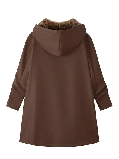 Fern | Veste longue à capuche