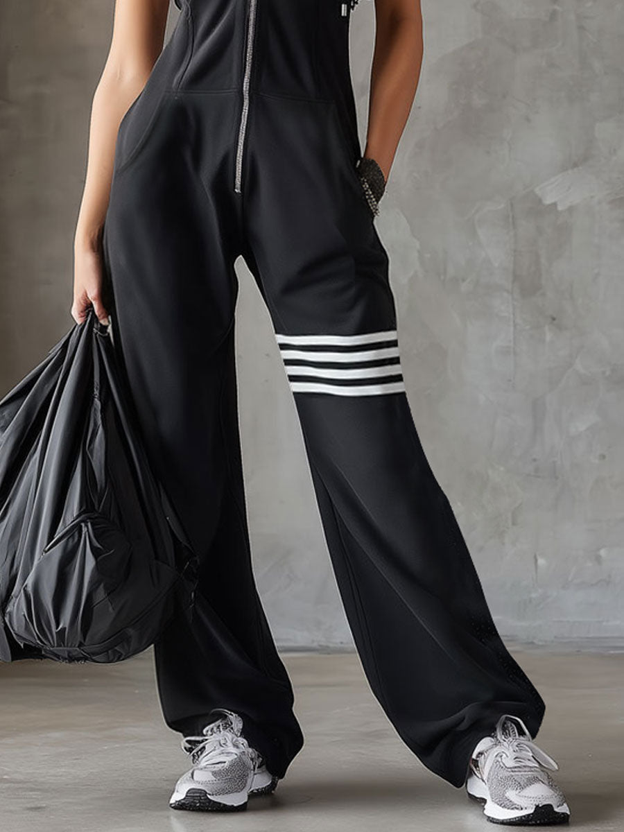 Giada™ | Combinaison sporty rétro à capuche