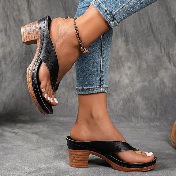 NASSIMA™ | SANDALES À TALON BLOC