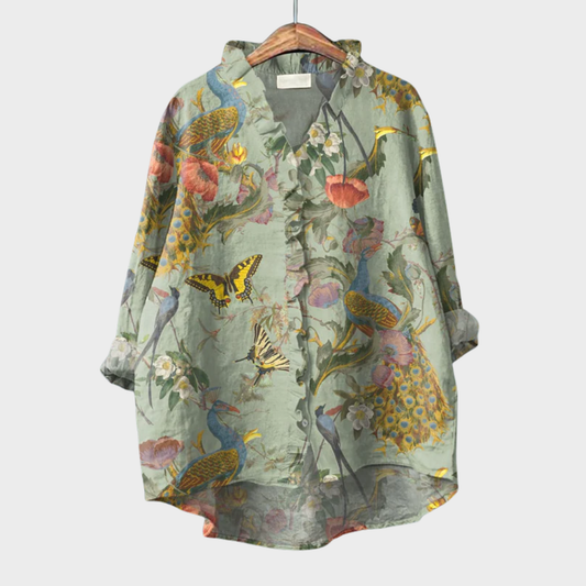 Alix™ | Blouse nature poétique