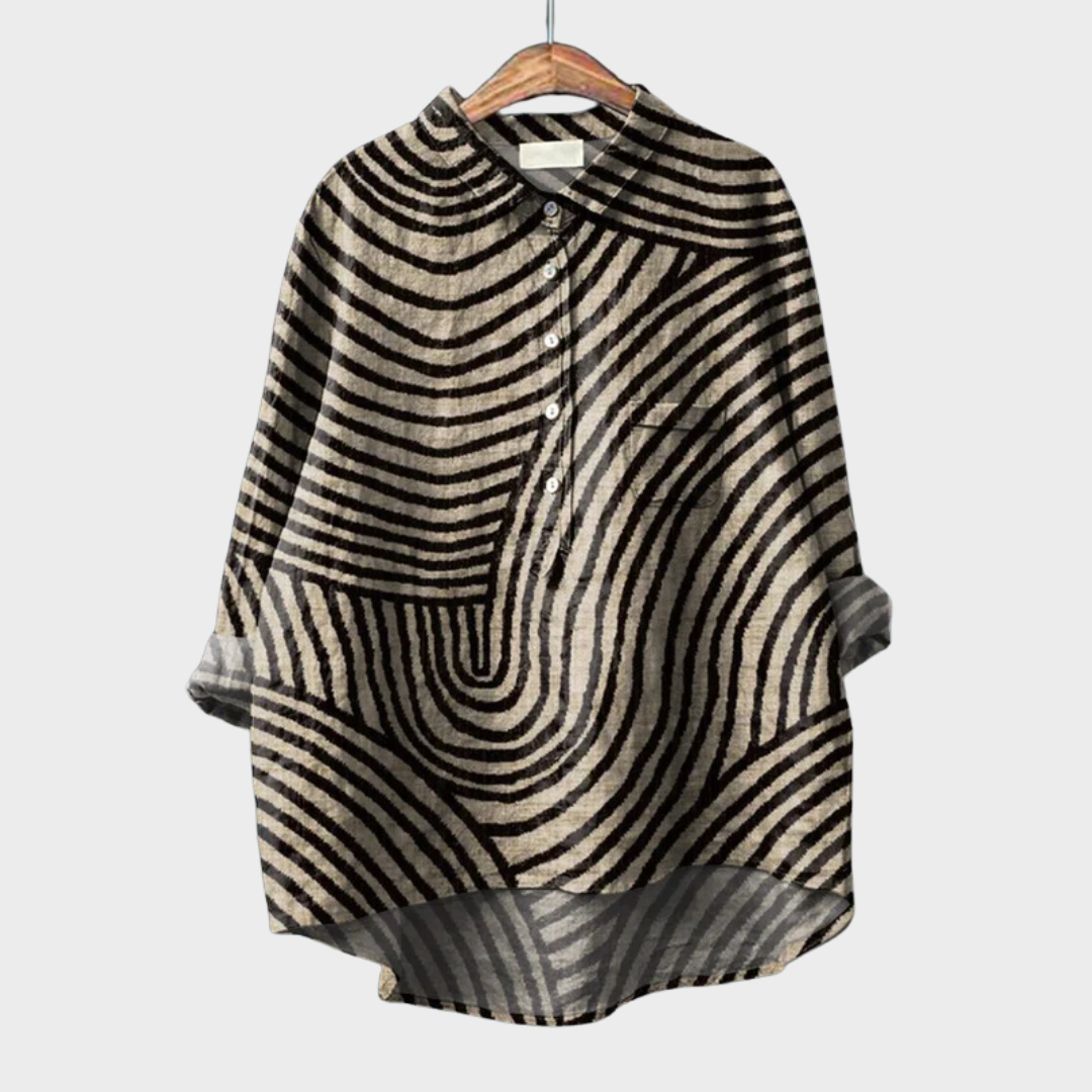 Jacinthe™ | Blouse graphique moderne