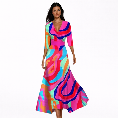ISABEAU™ | ROBE MAXI À MOTIFS FLORAUX