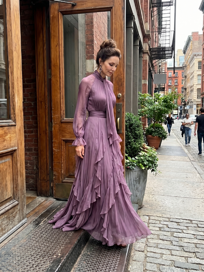 Zineb™ | Robe maxi lavallière