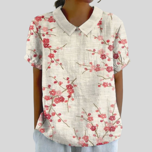 Florence™ | Blouse fleurie épurée
