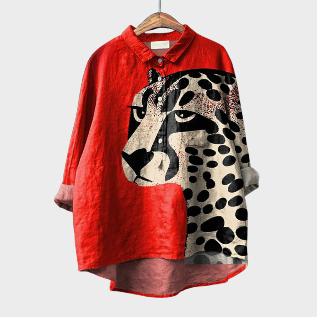Maëva™ | Blouse féline audacieuse