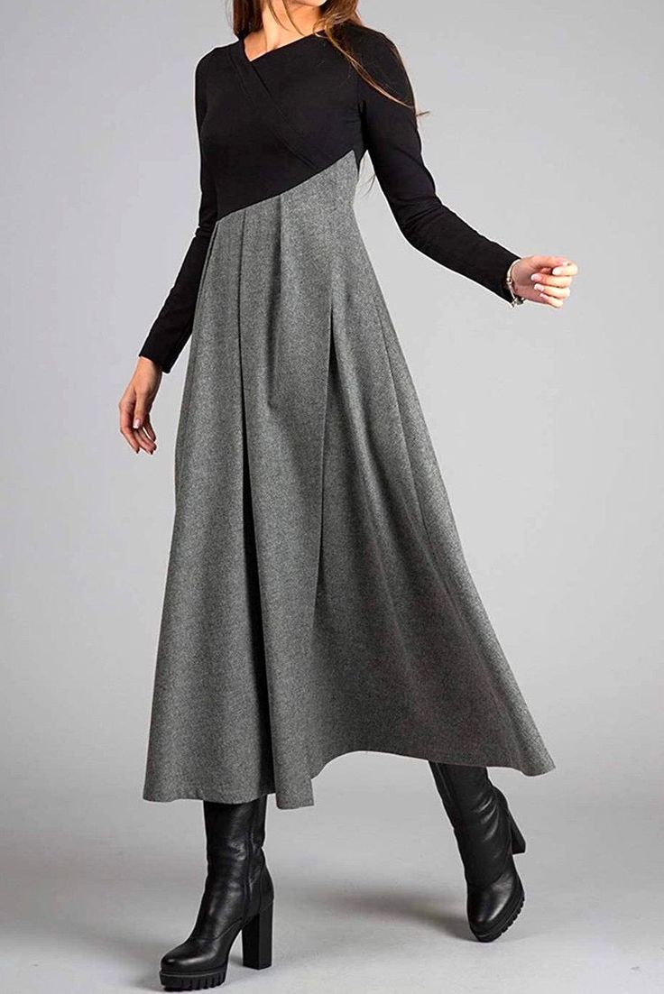 Casa™ | Maxikleid mit langen Ärmeln