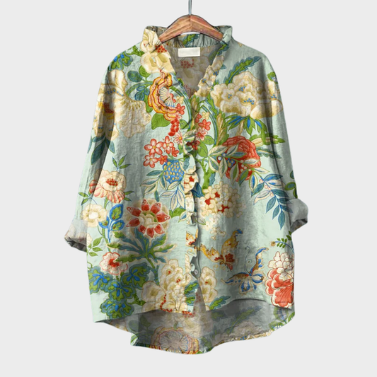 Perrine™ | Blouse florale romantique