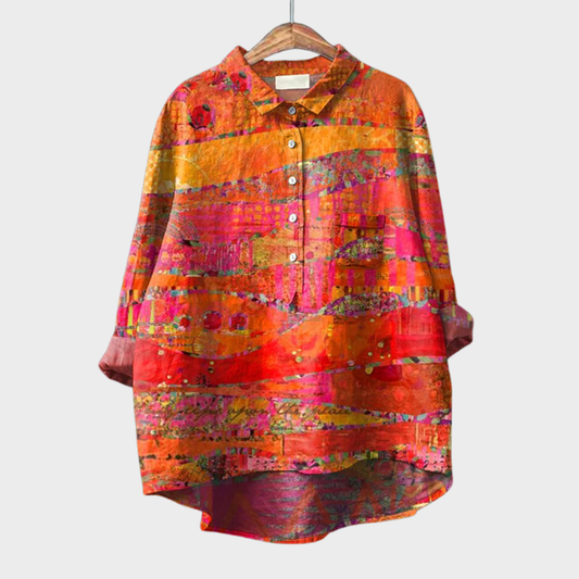 Philomène™ | Blouse artistique vibrante