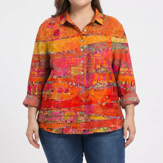 Catherine™ | Blouse d’été en lin élégante