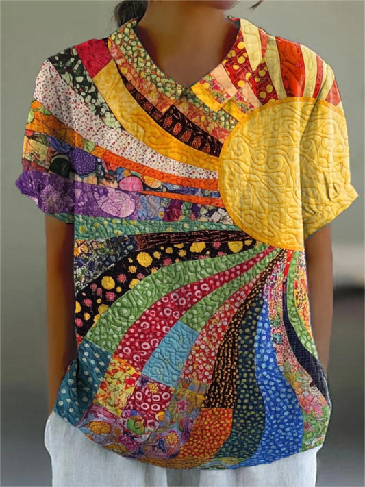 Maine™ | Chemise patchwork soleil