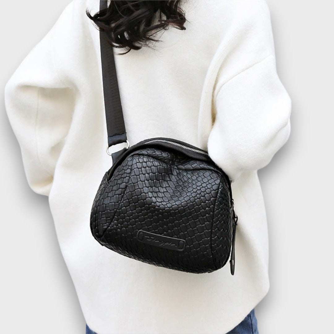 Bronelle™ | Sac bandoulière tressé coquille