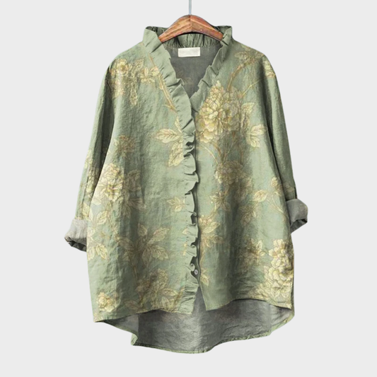 Léontine™ | Blouse volants raffinée