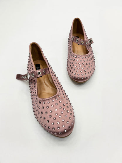 Yselle™ | Ballerines à strass avec bride