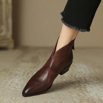 Alwine™ | Bottines élégantes en cuir