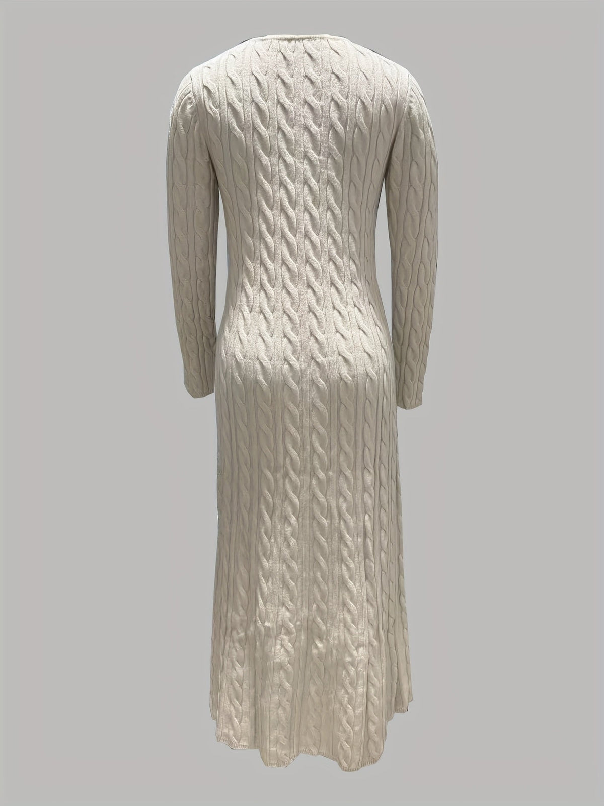 Lucinda | Robe longue en maille torsadée