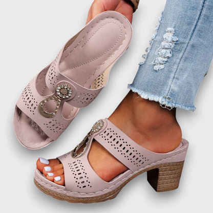 Elvanna™ | Chaussures d’été à talon bloc