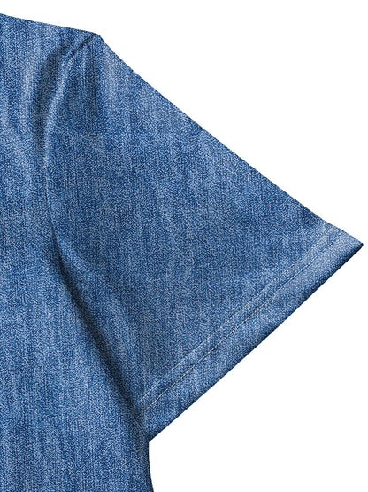 Hélène™ | Robe en denim rétro
