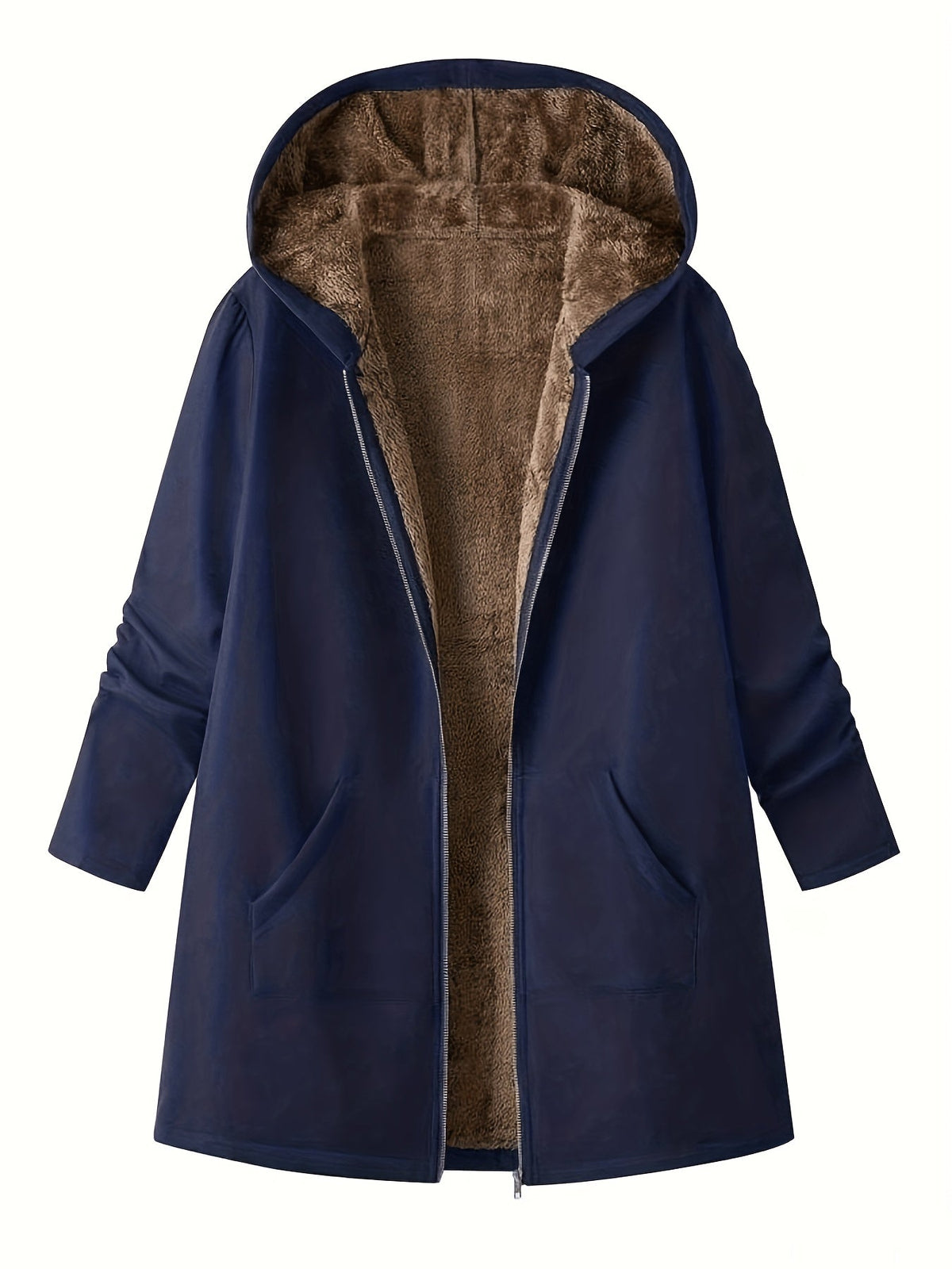 Fern | Veste longue à capuche