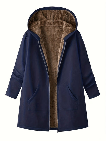 Fern | Veste longue à capuche