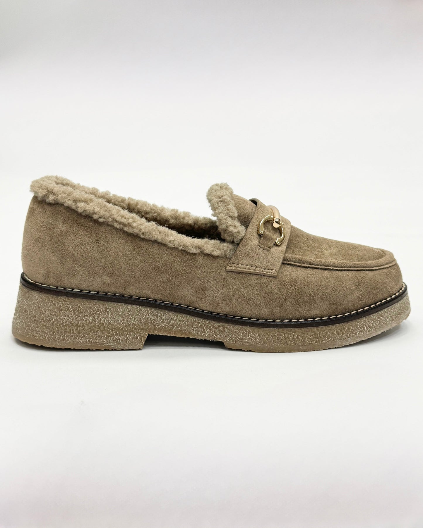Zélina™ | Mocassins en fourrure avec boucle