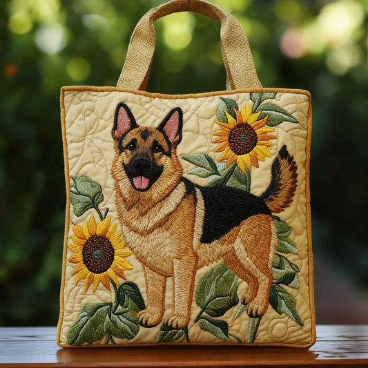 BERGER FLORAL™ | SAC CABAS ARTISANAL DOUBLÉ (BERGER ALLEMAND)