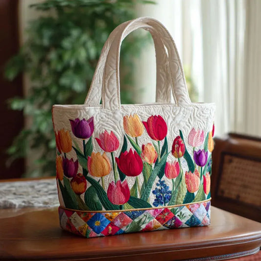 TULIPIA™ | SAC CABAS REMBOURRÉ AUX TULIPES