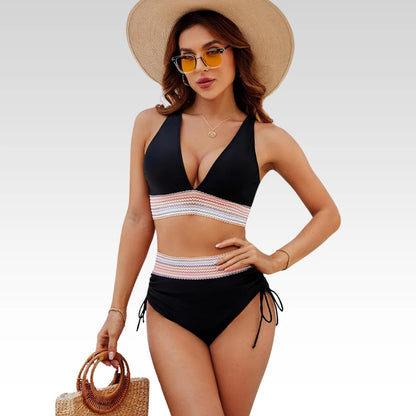 SHAMS™ | BIKINI TAILLE HAUTE CONTRÔLE VENTRE