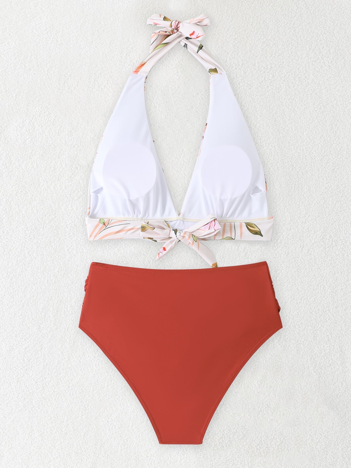 RIMINI™ | BIKINI HALTER À VOLANTS TAILLE HAUTE