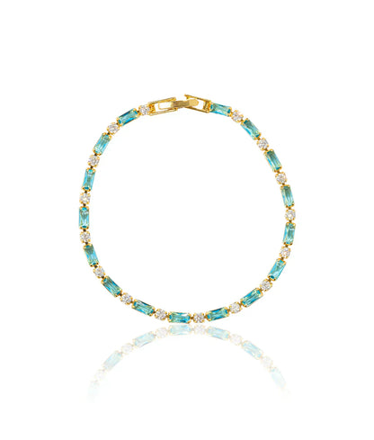 Naïm™ | Bracelet en turquoise naturelle et or