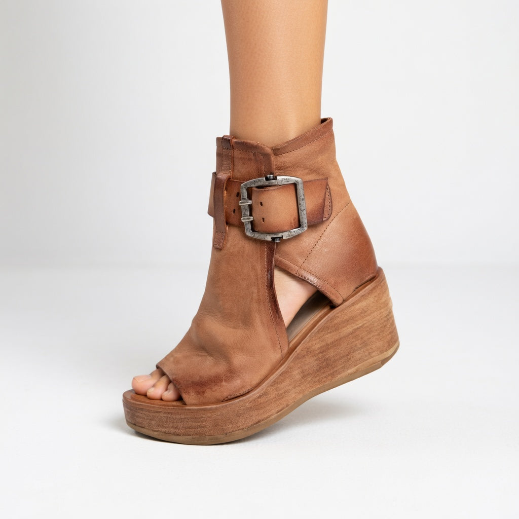 Orélisse™ | Bottines compensées ouvertes