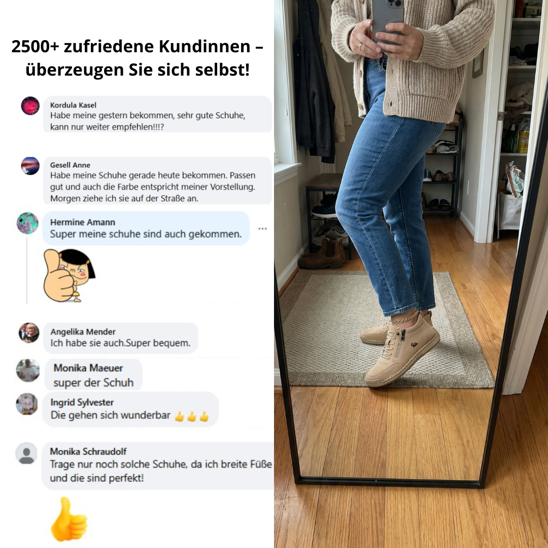 Bérénice™ | Baskets orthopédiques zippées