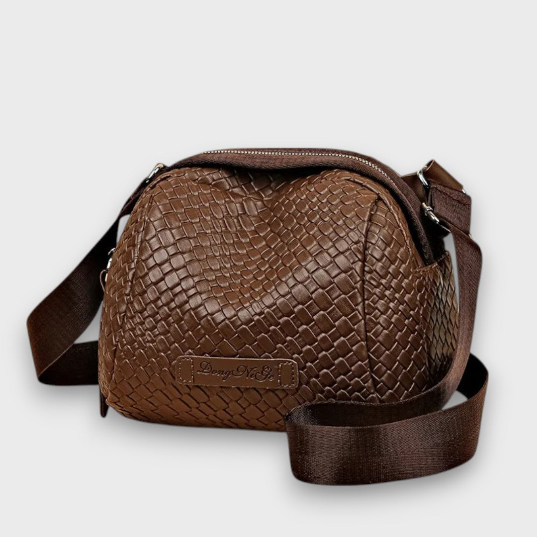 Bronelle™ | Sac bandoulière tressé coquille